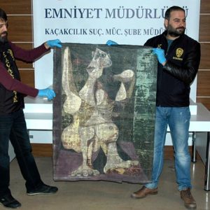 Turkey police recover stolen Picasso in Istanbul, state-run Anatolia news agency reported - @artdaily.org turkey police recover stolen picasso in istanbul state run anatolia news agency reported