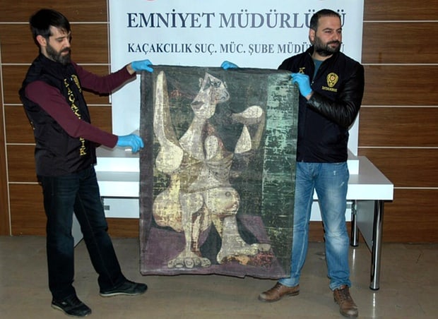 #pablopicasso - Turkey police recover stolen Picasso in Istanbul, state-run Anatolia news agency reported - @artdaily.org Artes & contextos turkey police recover stolen picasso in istanbul state run anatolia news agency reported