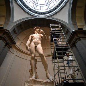 Michelangelo's world-famous statue of David gets expensive clean-up by experts - @artdaily.org David