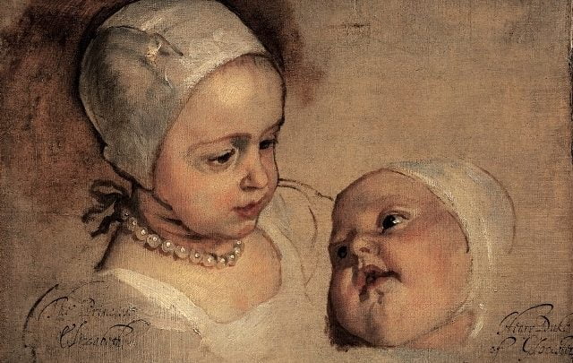 #anthonyvandick - Van Dyck: The Anatomy of Portraiture - @ The ArtWolf Artes & contextos Van Dyck princesses elisabeth et anne