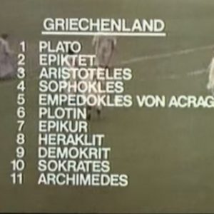 Monty Python’s Philosopher’s Football Match: The Epic Showdown Between the Greeks & Germans (1972) - @Open Culture Philosophers Football Match IV