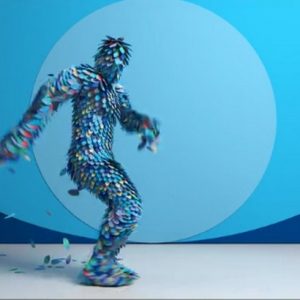 An In-Your-Face Motion Capture Dance Performance Amidst a Flurry (...) - @This is Colossal Method Studios