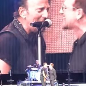 Watch Bruce Springsteen, Bono Perform 'Because the Night' in Dublin - @Rolling Stone Springsteen Bono
