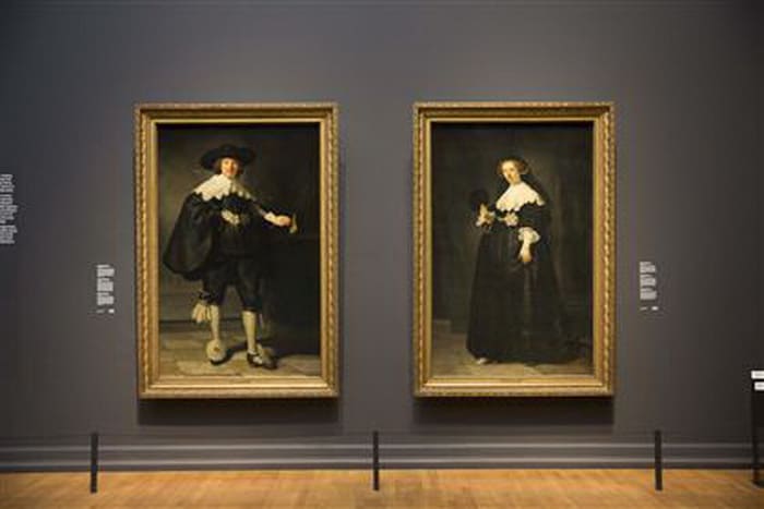 Rembrandt wedding couple
