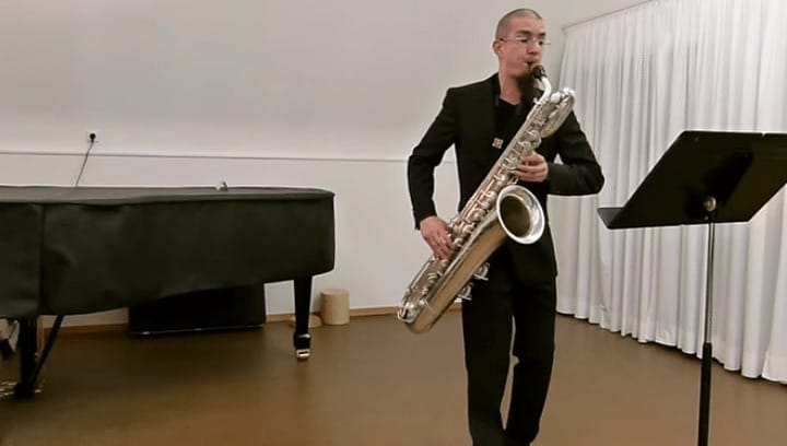 Bach Suite Performed on Baritone Saxophone