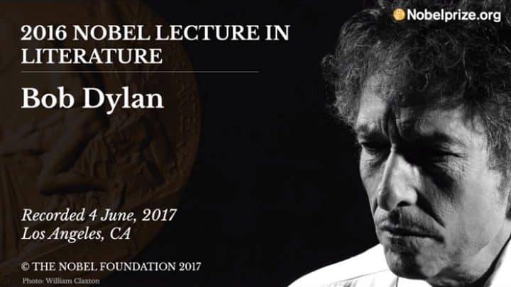 Bob Dylan’s Newly-Released Nobel Lecture