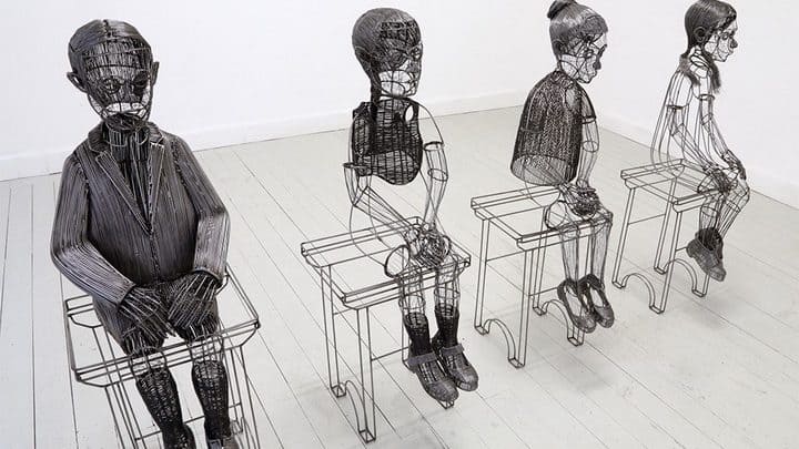 Wire Figures of Roberto Fanari