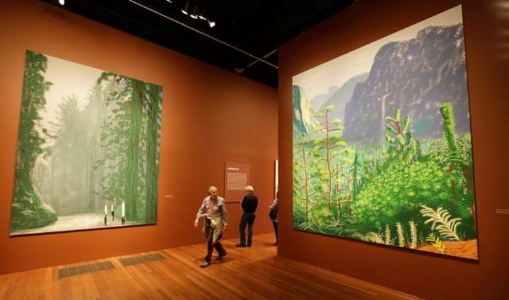 David Hockney – Il grande pittore dipinge sull’Ipad