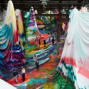 Walk Inside a Warehouse-Sized Kaleidoscopic Painting by Katharina Grosse0 (0)