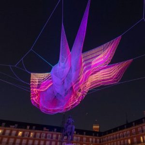 Janet Echelman Suspends Time-Inspired Net Sculpture Over Madrid’s Plaza Mayor0 (0)