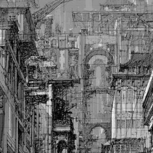 Infinite Cities Take Shape in Imagined Architectural Drawings by JaeCheol Park0 (0)