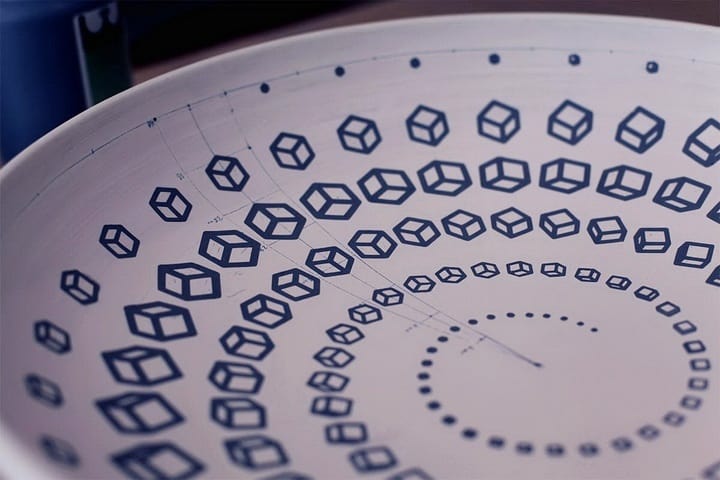 Graphically Designed Ceramic Vessels FI