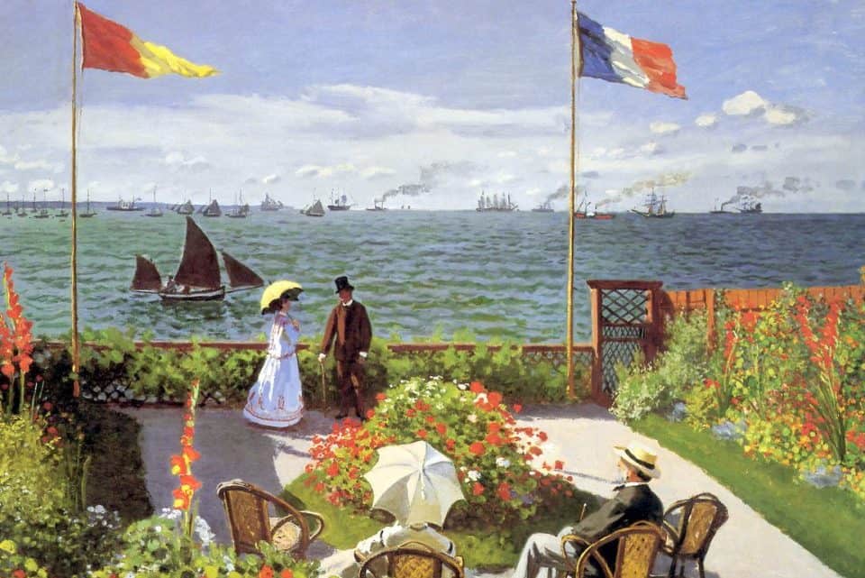 Claude Monet - Jardin à Sainte Adresse