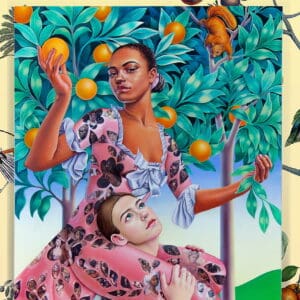 Jardim Impossível de Emma Steinkraus FI Picking Oranges 2021