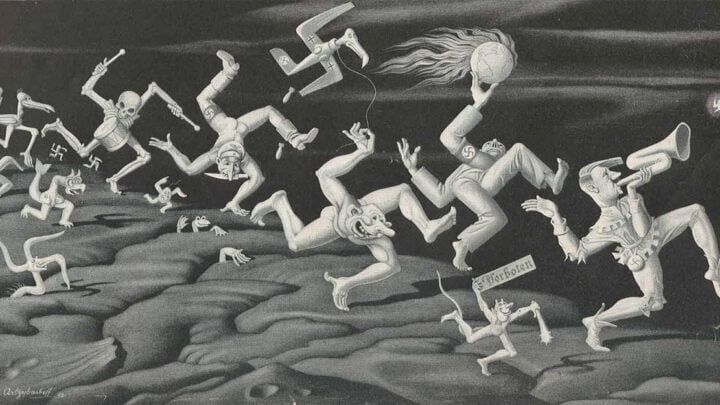 Aviões de Papel do Artista Beat Harry Smith 1961-1983 Artes & contextos ilustracoes anti nazistas do artista americano boris artzybasheff